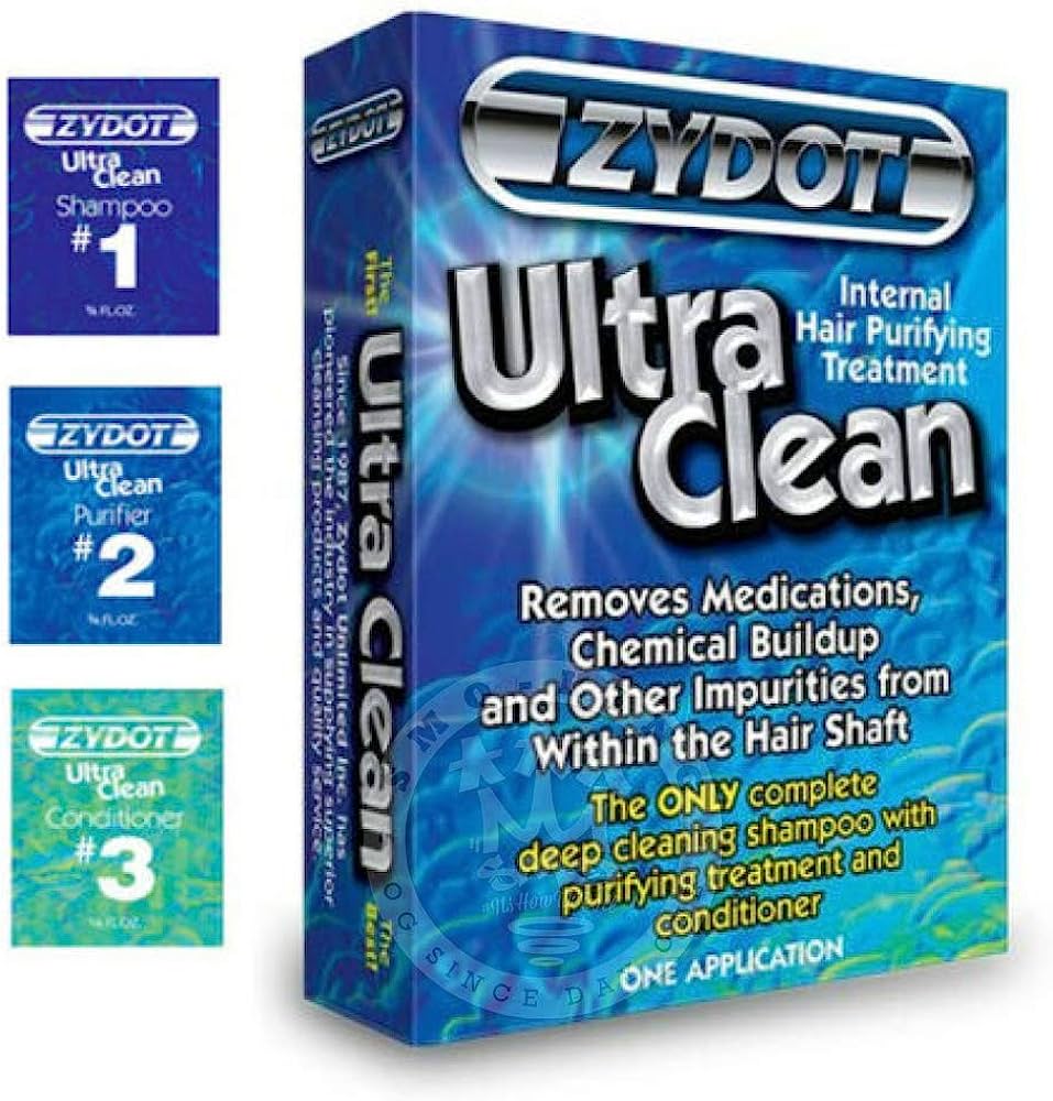 Detox Power Pack - Advanced Toxin Cleanse Shampoo 8oz Bottle + Zydot Ultra Clean