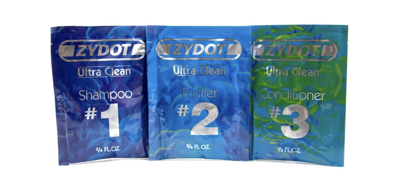 Full Coverage Bundle - Advanced Toxin Cleanse Shampoo 8oz Bottle + (2) Zydot Ultra Clean