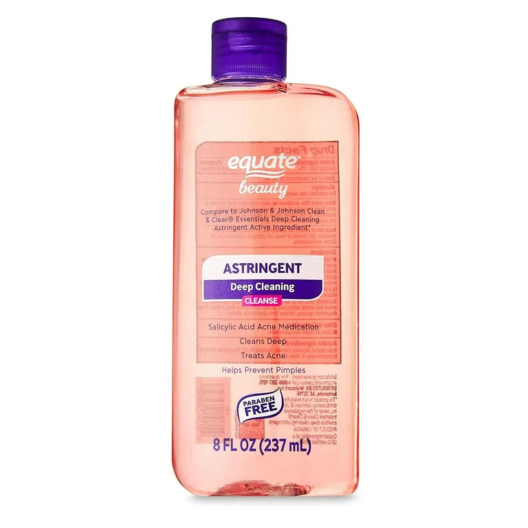 All-In Package - Advanced Toxin Cleanse Shampoo 8oz Bottle + Zydot Ultra Clean + Equate Astringent + Tide Detergent