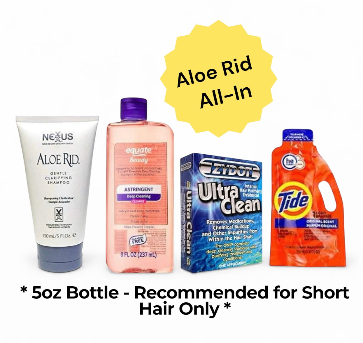 ( Limited Availability ) Nexxus Aloe Rid - Complete Hair Detox Bundle - 4 Piece All-In-One Kit